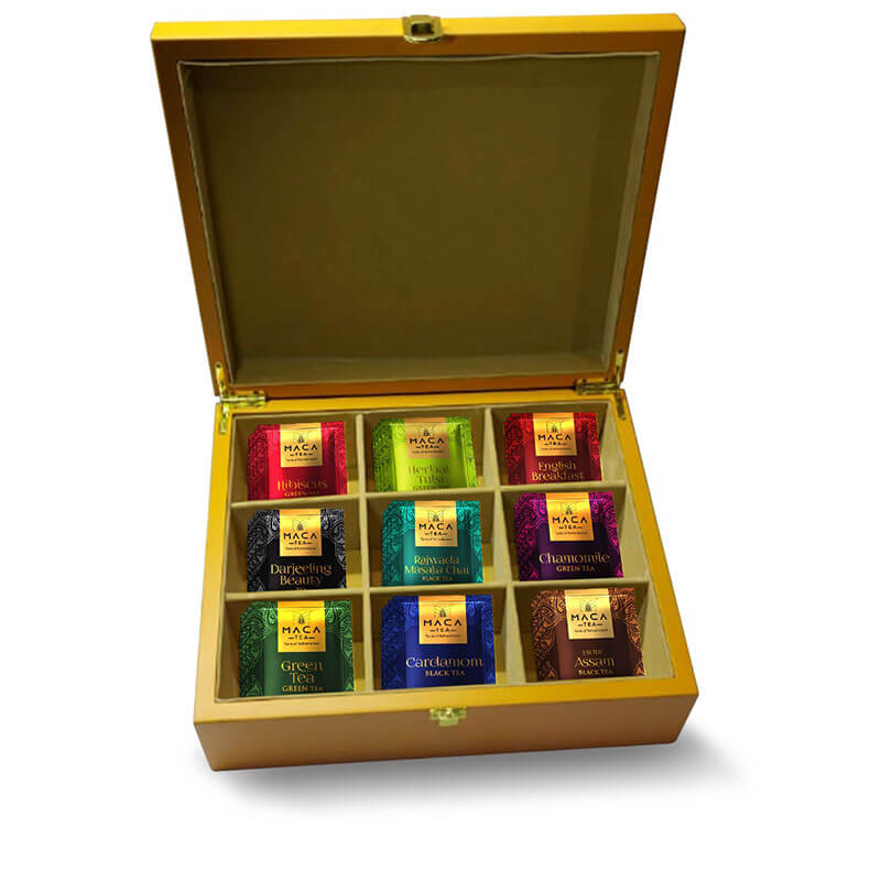 9 Variety Assorted Gift Set - Tea Box - Maca Tea